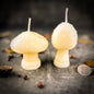 Mystical Mushroom Candle Spell Kit Duo - Forest Wisdom & Shadow Work Magic
