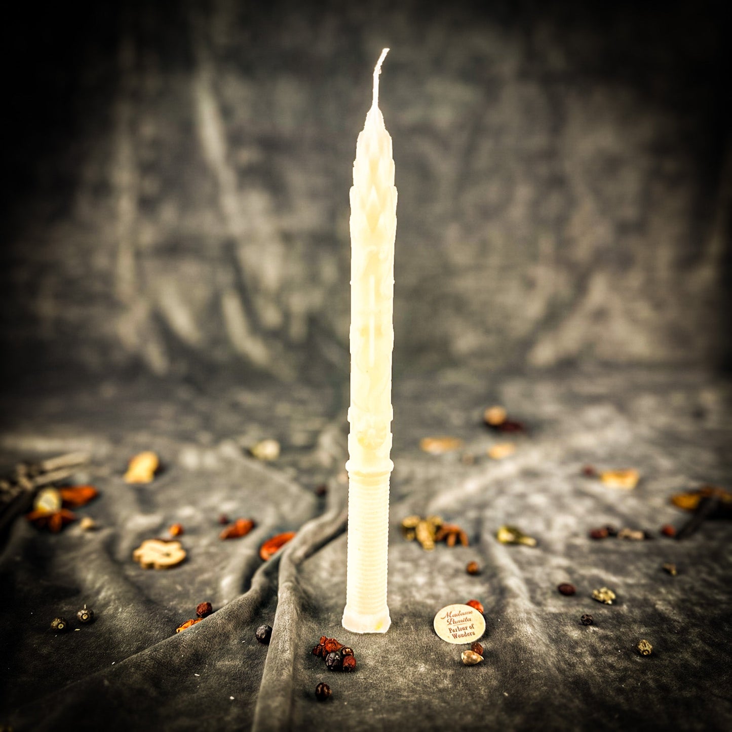 Stritennya Asparagus Taper Candle Spell Kit – Candlemas Renewal & Protection Magic