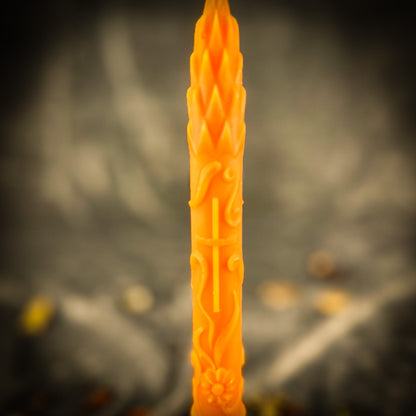 Stritennya Asparagus Taper Candle Spell Kit – Candlemas Renewal & Protection Magic