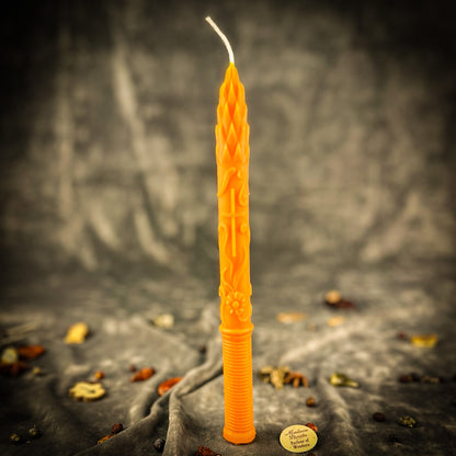 Stritennya Asparagus Taper Candle Spell Kit – Candlemas Renewal & Protection Magic