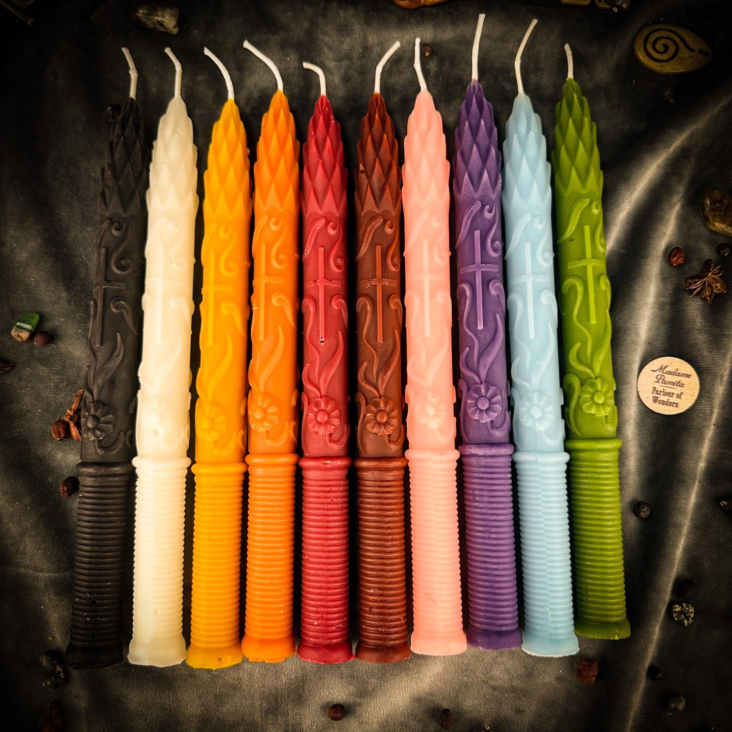 Stritennya Asparagus Taper Candle Spell Kit – Candlemas Renewal & Protection Magic