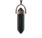 Black Agate Bullet Point Necklace