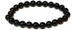 Black Obsidian Round Bead Bracelet - Strong Protection
