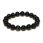 Black Tourmaline Round Bead Bracelet - Protective Filter