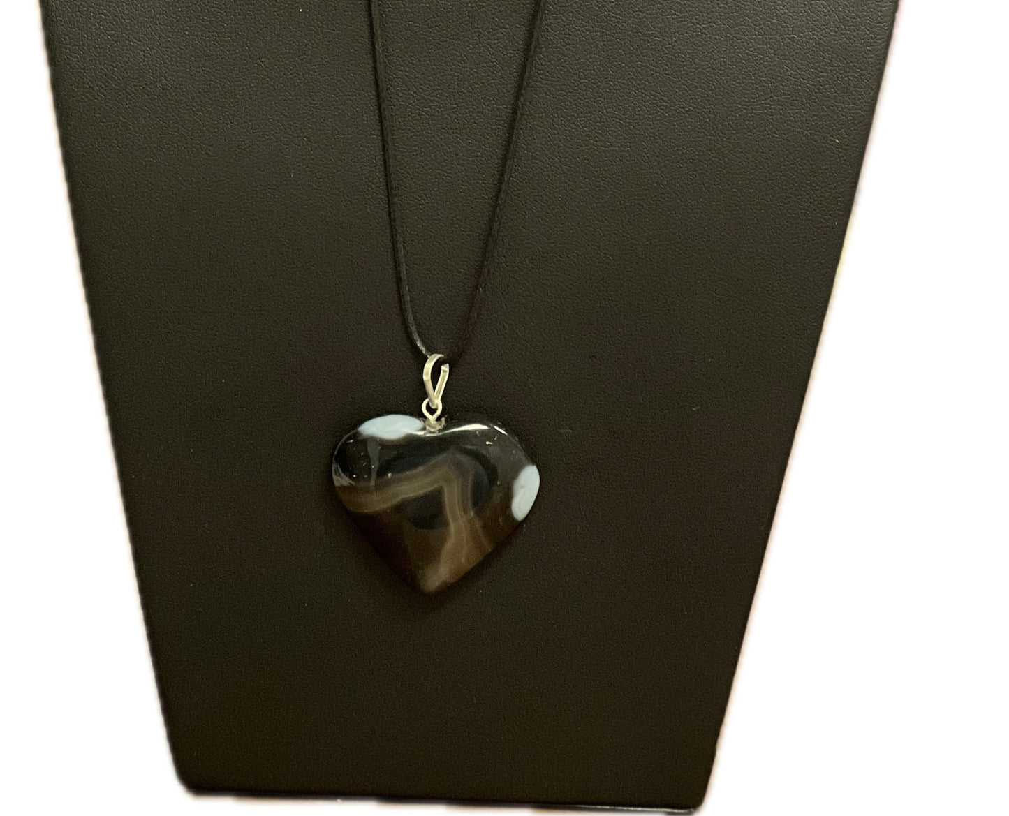 Assorted Onyx Heart Necklace