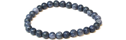 Blue Coral Round Bead Bracelet - Diplomatic Calm
