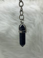 Gemstone Point Plated Keychain