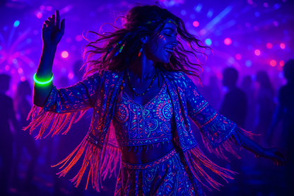 Glow-in-the-Dark Round Bead Bracelet - Mystic Fun