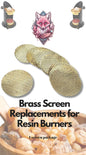 Brass Resin Burner Replacement Screen for Mystical Rituals