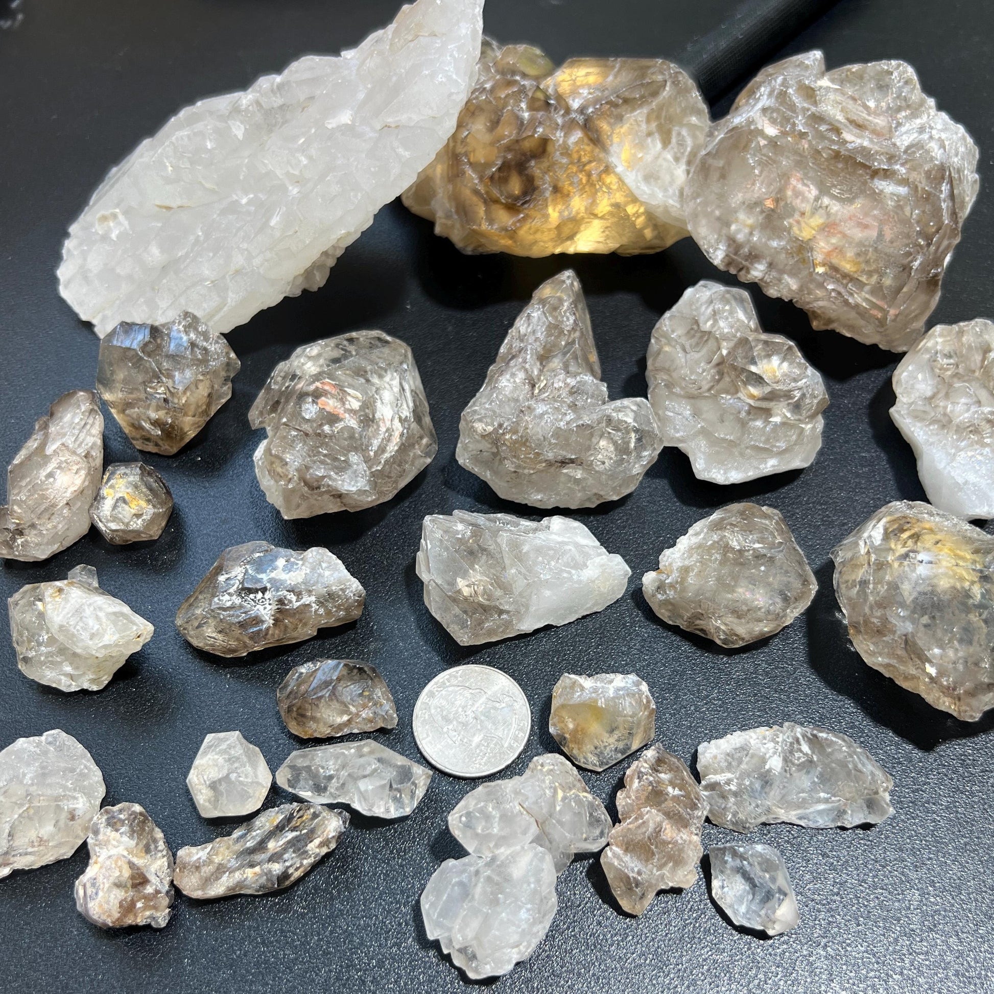 Elestial Alligtor Quartz Crystal Clusters Rough Raw Wholesale