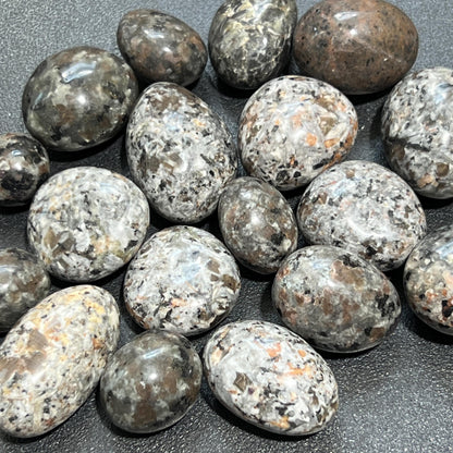 Syenite Tumbled Stones (UV Reactive)(By The Piece or Pound) Wholesale