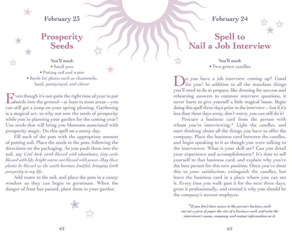 Daily Spellbook Good Witch - Magic Book | Mystics Vibe