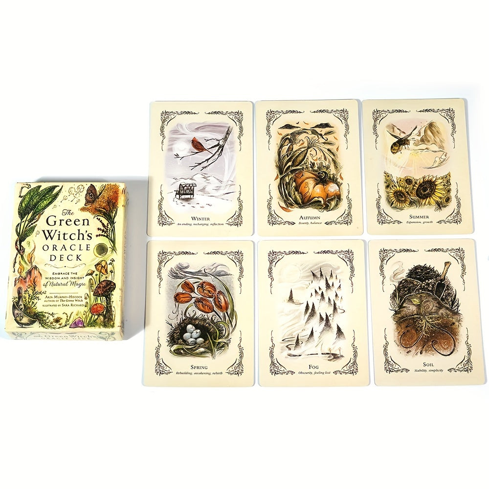 Green Witch's Oracle Deck for Natural Magic and Wisdom