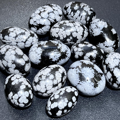Snowflake Obsidian Tumbled (By The Piece Or Pound) Bulk Wholesale Supply