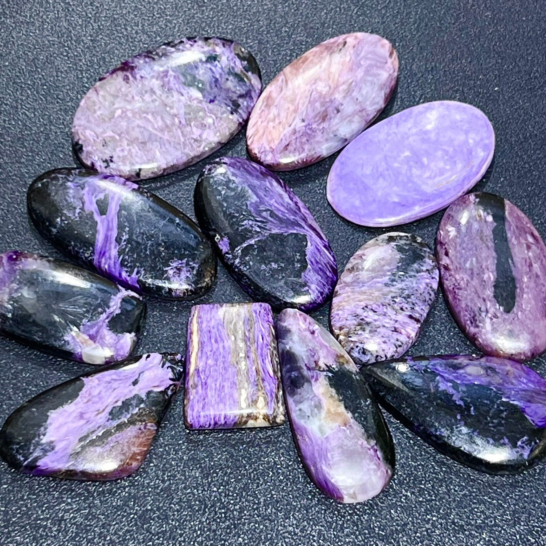 Purple Charoite Cabochons
