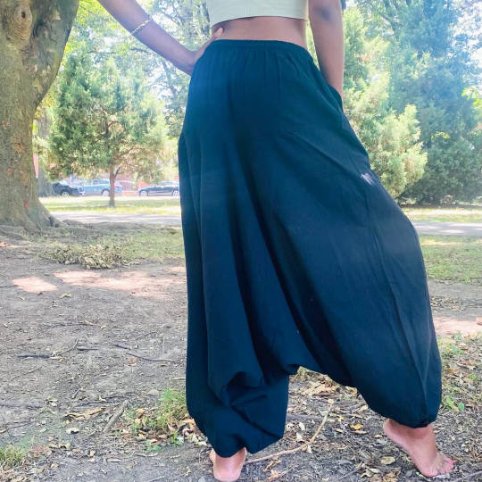 Handmade Cotton Unisex Harem Yoga Pants