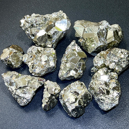 Extra Quality Premium Pyrite Crystal Clusters (By The Piece Or Pound) Peru Rough Wholesale
