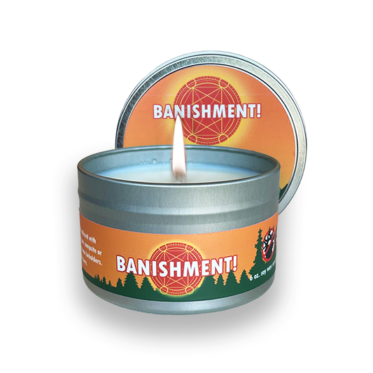 Banishment Candle – 6 Oz Soy Candle with Citronella & Sage