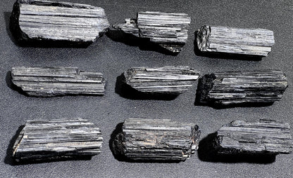 Large Black Tourmaline Crystals (1-3 Inches)(By The Piece Or Pound) Rough Raw Gemstone Home Decor
