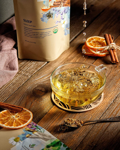 USDA Organic Sleep Calm Chamomile Loose Leaf Tea, 4 oz