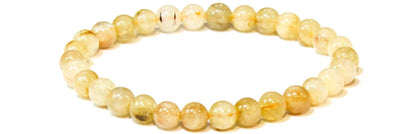 Citrine Round Bead Bracelet - Sacred Creation