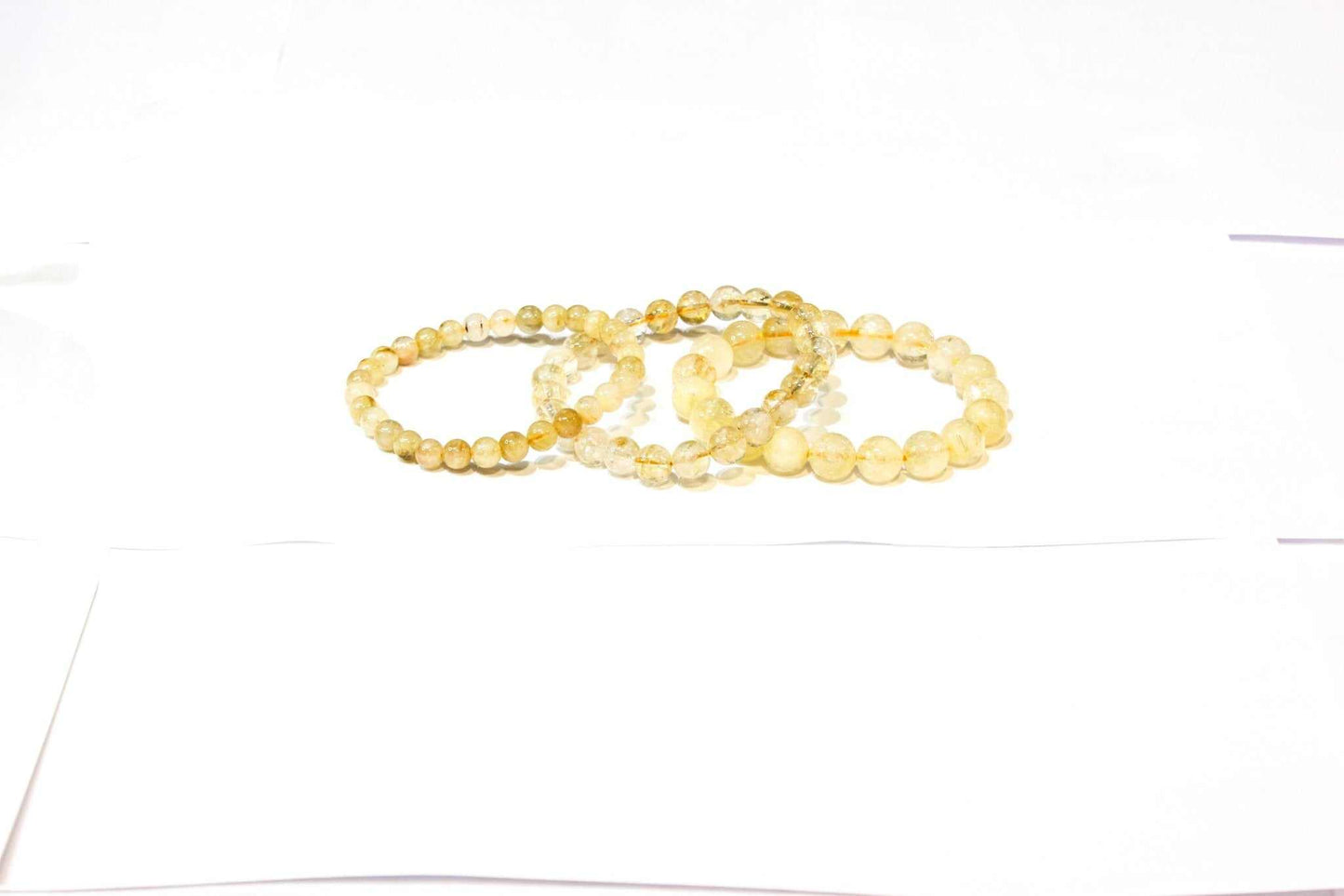 Citrine Round Bead Bracelet - Sacred Creation