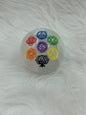 Chakra Selenite Sphere