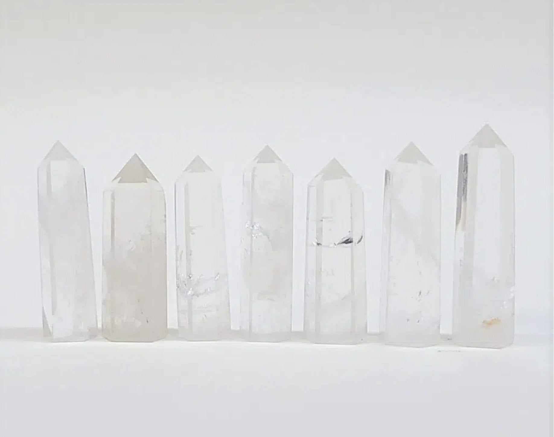 Powerful Healing Clear Quartz Crystal Destiny Tower