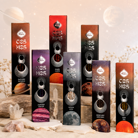 Cosmos Planetary Incense Collection – 7 Scents, 60-Minute Sticks
