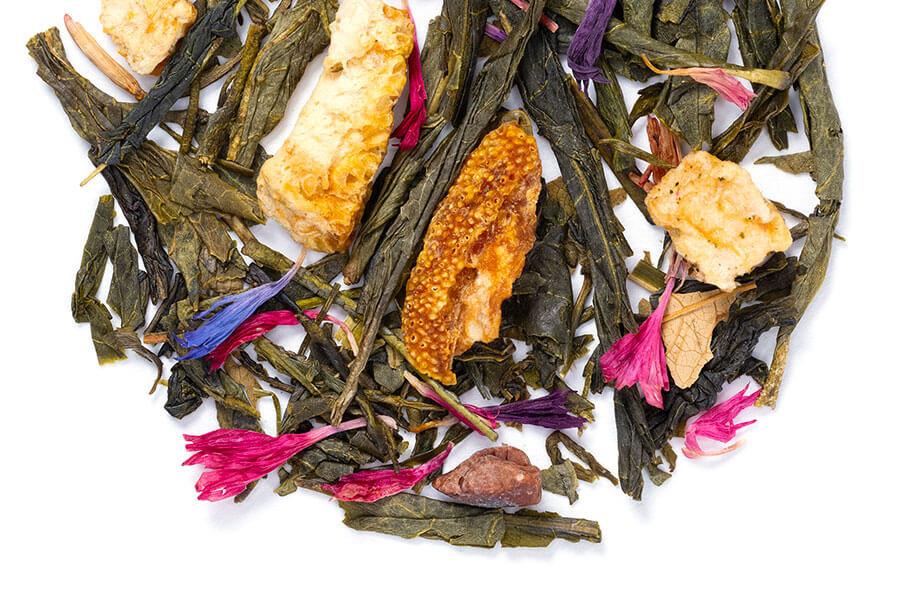 Delicious Festive Cranberry Nut Muffin Green Tea Blend
