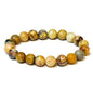 Crazy Lace Agate Round Bead Bracelet - Celebration Energy