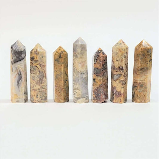 Crazy Lace Destiny Tower Crystal For Joy And Protection