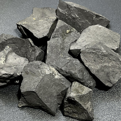 Black Shungite Type-2 Rough Raw Stones (By The Piece or Pound) Wholesale