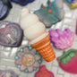 Ice Cream Scented Foamy Bath Bomb For Sensitive Skin