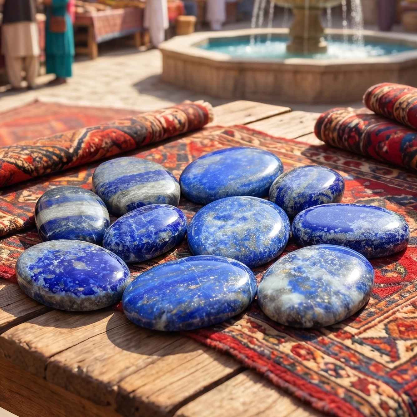 Blue Lapis Lazuli Cabochons