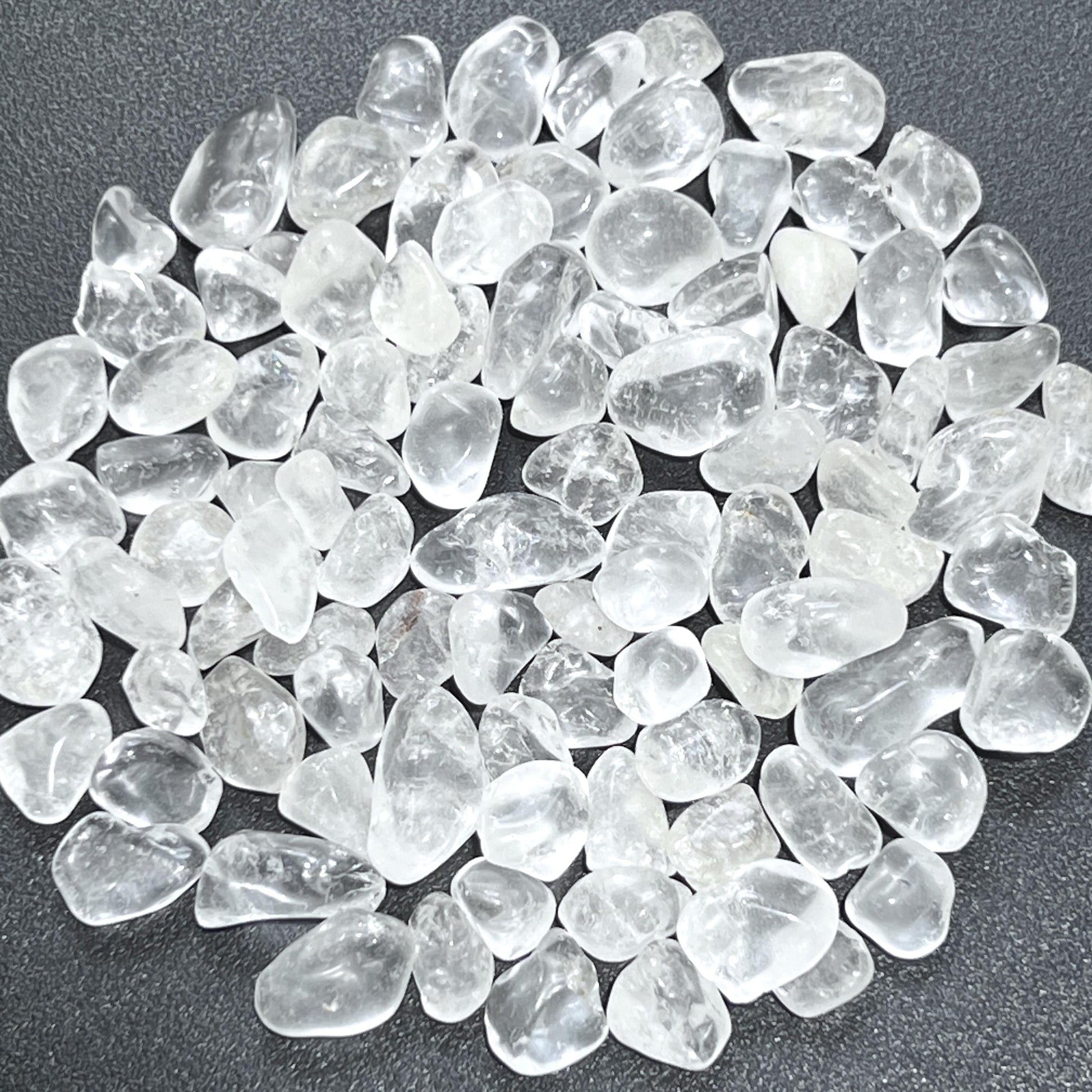 Clear Quartz Crystal Small Tumbled Stones (By The Ounce or Pound) Wholesale