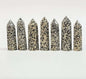 Dalmatian Jasper Crystal Tower For Joyful Grounding