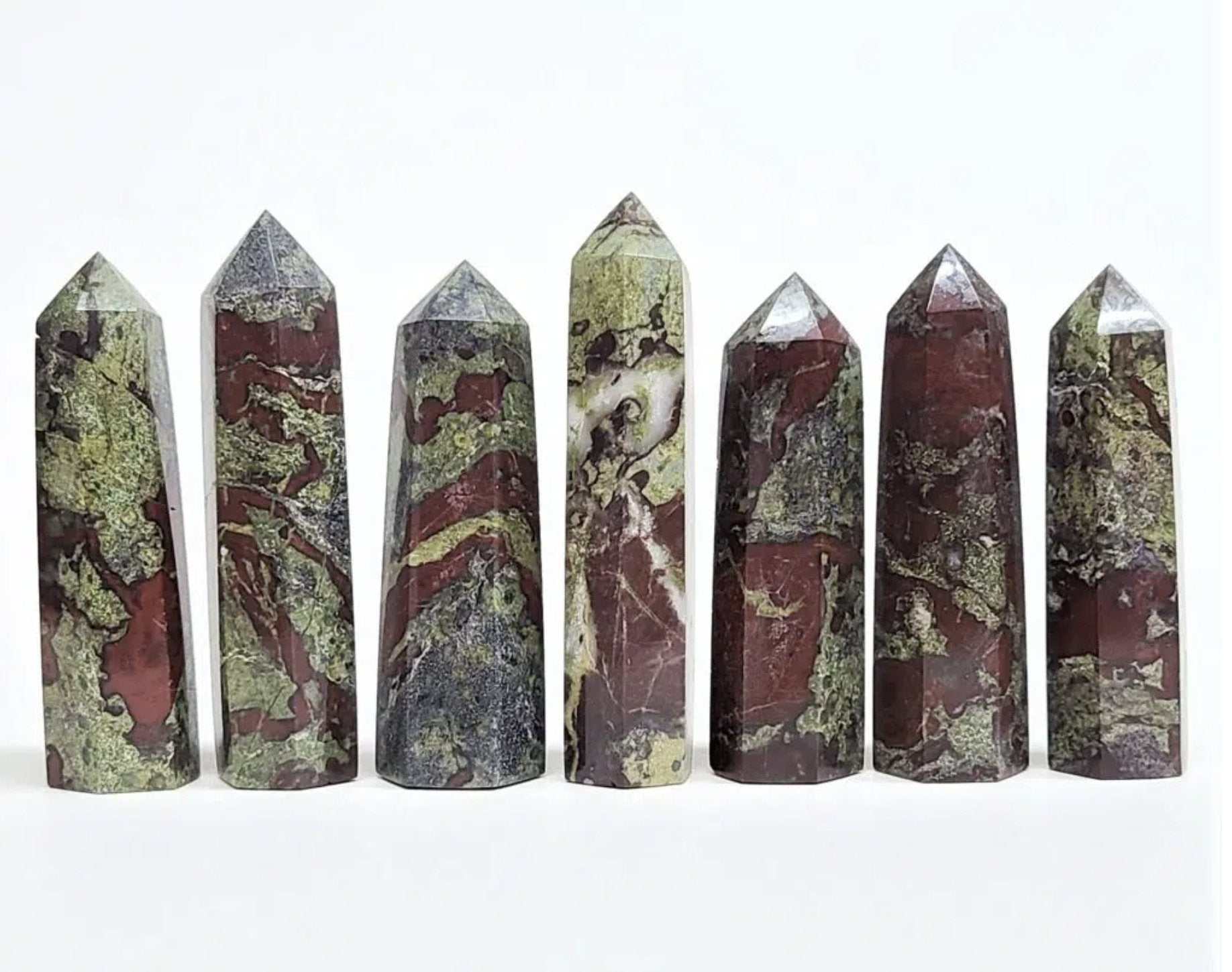 Dragon Blood Jasper Destiny Crystal Tower - Mystical Healing