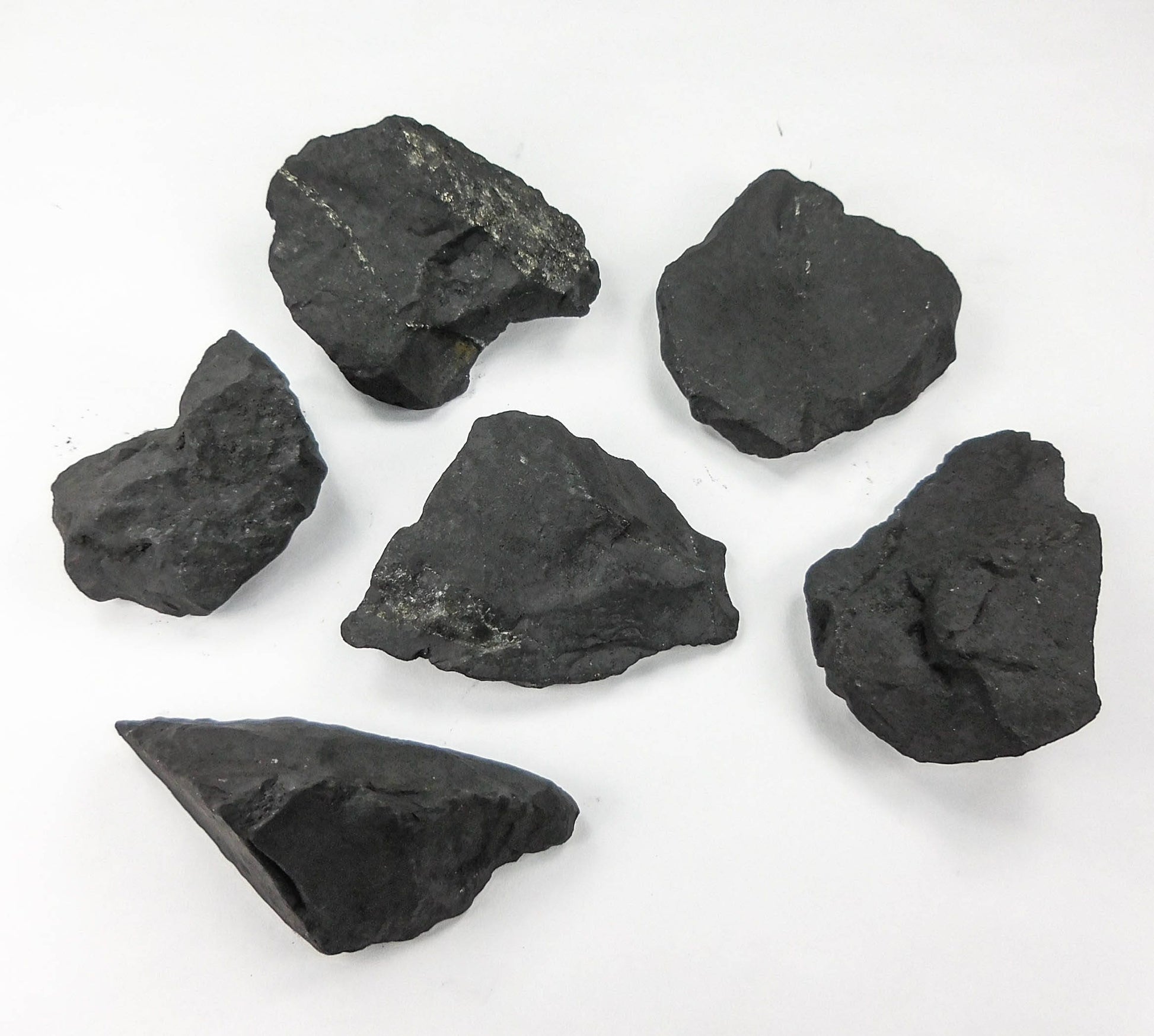 Black Shungite Type-2 Rough Raw Stones (By The Piece or Pound) Wholesale