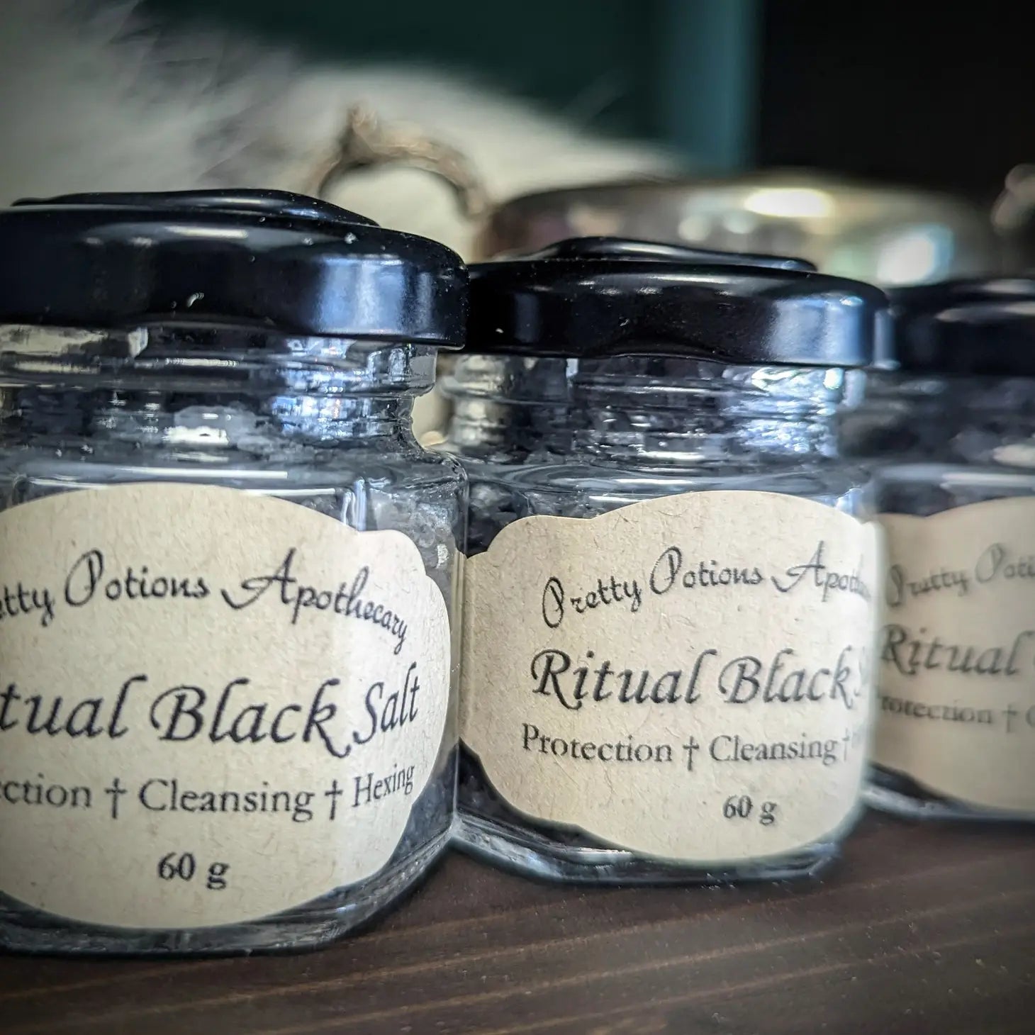 Ritual Black Salt for Witches' Protection and Banishment