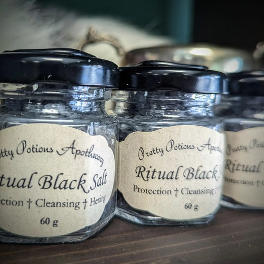 Ritual Black Salt for Witches' Protection and Banishment