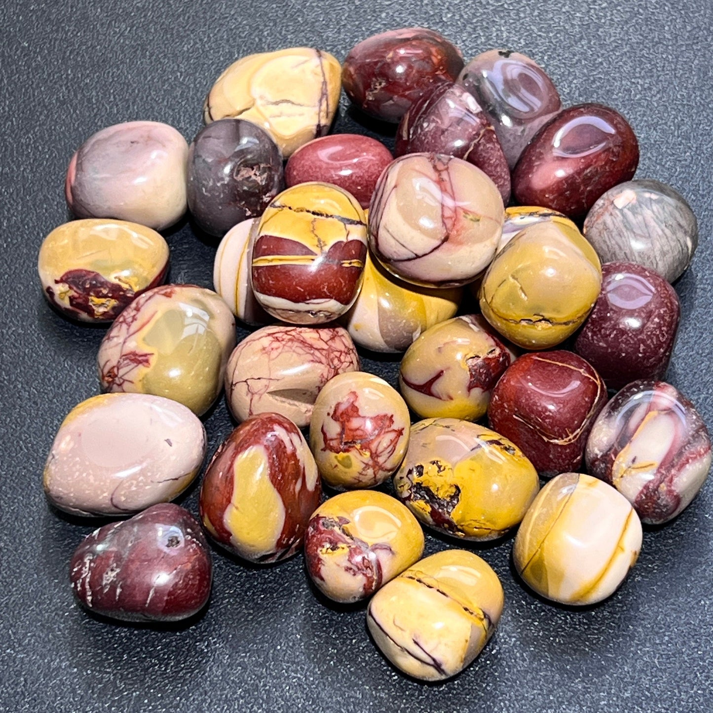 Mookaite Jasper Tumbled Stones (By The Piece Or Pound) Bulk Wholesale Lot