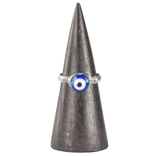 Evil Eye Adjustable Ring