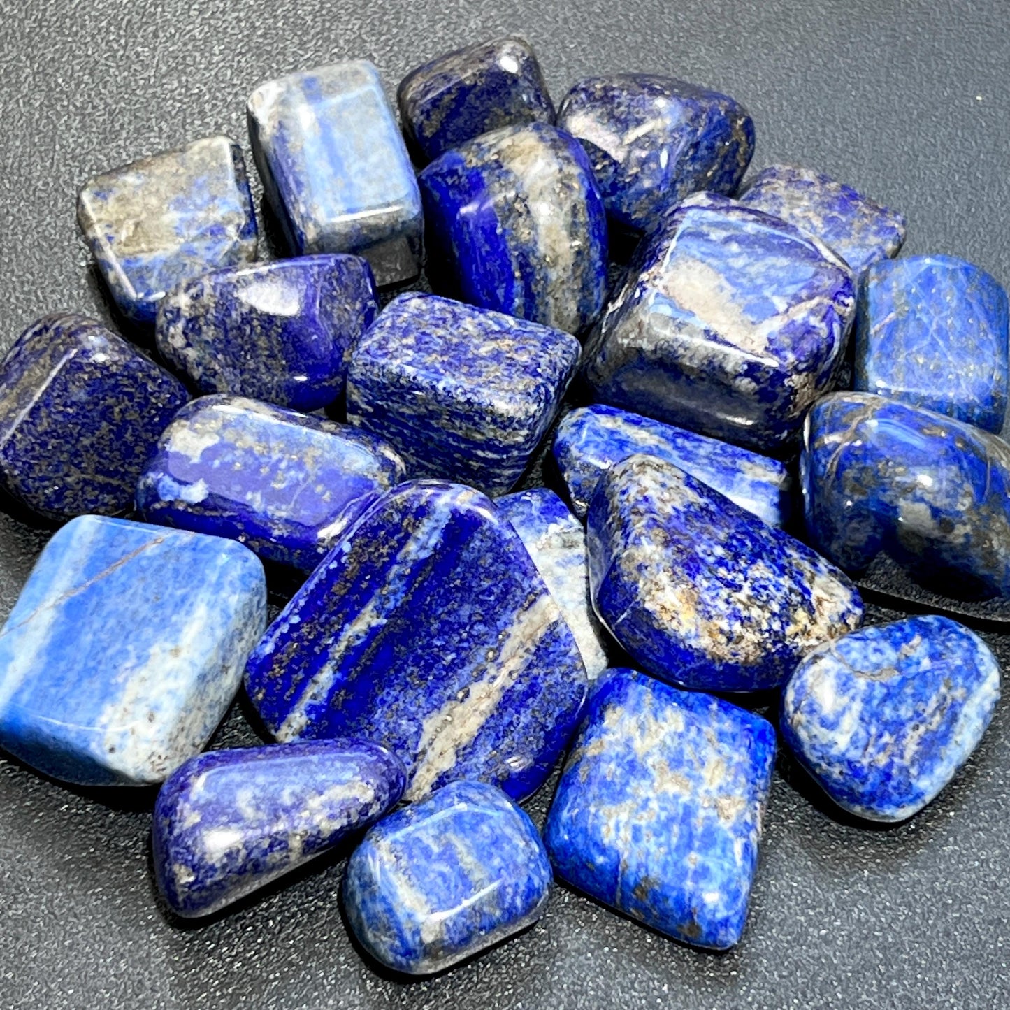 Lapis Lazuli Tumbled Stones Mixed Quality (By The Piece or Pound) Bulk Wholesale Lot