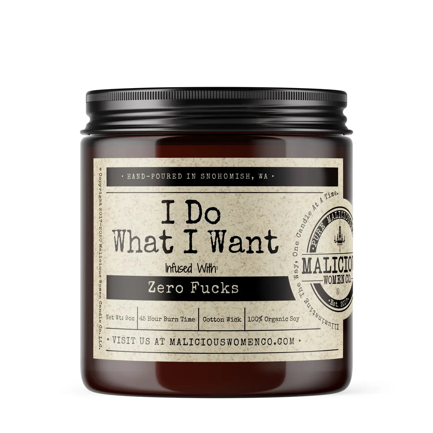 Empowering I Do What I Want Speakeasy Candle | Mystics Vibe