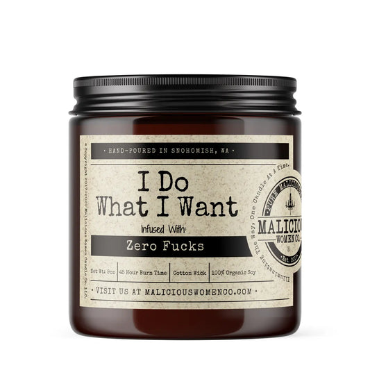 Empowering I Do What I Want Speakeasy Candle | Mystics Vibe