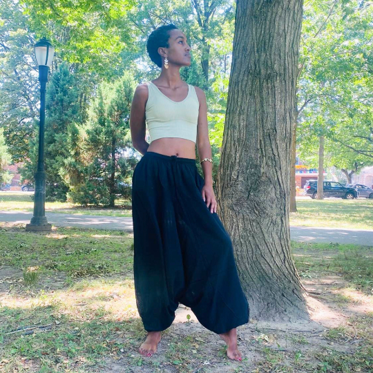 Handmade Cotton Unisex Harem Yoga Pants