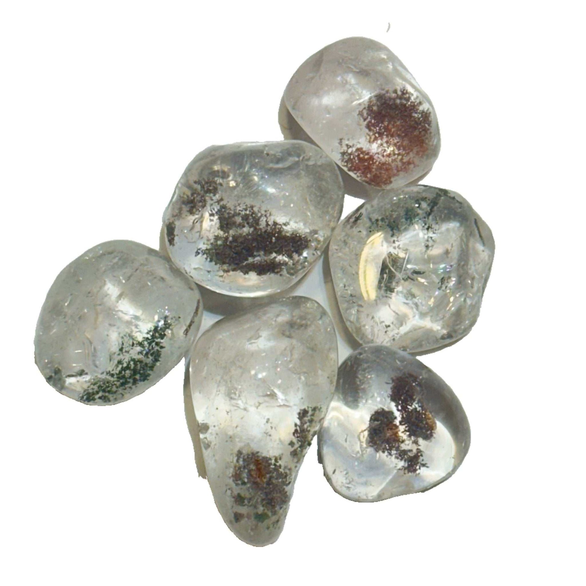 Premium Garden Quartz Lodalite Tumbled Healing Crystal