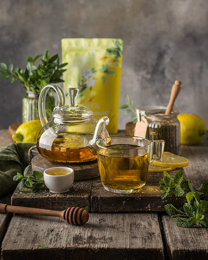 Caffeine Free USDA Organic Lemon Spearmint Loose Leaf Tea