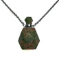 Gemstone Poison Bottle Necklace